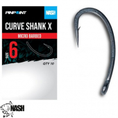 Крючки Nash Curve Shank X Hooks Size 2 10шт