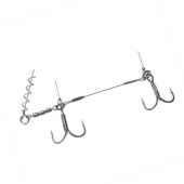 Стингер Daiwa Prorex Screw-In Shallow Rig L 20-30cm 31.7kg #3/0, #2/0 1pc (15419-730)