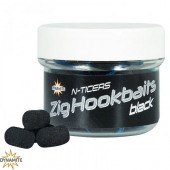 Поп-ап для Зиг Dynamite Baits N-Ticers Zig Hookbaits Black 12x6mm