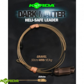 Готовая оснастка Korda Dark Matter Leader Heli Safe Gravel 40lb 1m