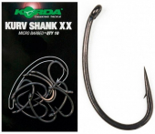 Крючки карповые Korda Kurv Shank XX Size 1 10шт