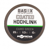 Повідувальний матеріал в оболонці KORDA Basix Coated Hooklink 18lb/8,15kg 10м 