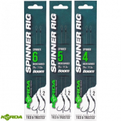 Готовый оснастка Korda Spinner Rig Spinner 25lb Size 4 2шт