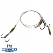 Готовый поводок Zebco DB Series Bottom Rig Leader 30lb 14kg Size 6+4 1шт