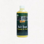 Ликвид Dynamite Baits Big Fish River Bait Soak Cheese and Garlic 500ml 500мл