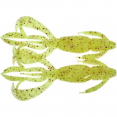 Силикон Keitech Crazy Flapper 4,4", PAL01 Chartreuse Red Flake
