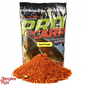 Прикормка Benzar Mix Pro Carp Mango Pineapple 1kg