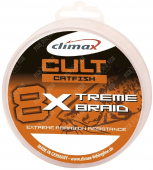Шнур Climax CULT Catfish X-Treme Braid 280 м 0.60 мм, 58 кг.серый (40425)