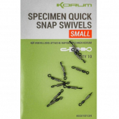 Вертлюг быстросьемный Korum Specimen Quick Snap Swivels Small 10шт
