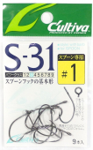 Рыболовный крючок OWNER CULTIVA S-31 SINGLE HOOK