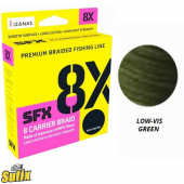 Плетеный шнур Sufix SFX 8X Braid Low Vis Green 0,185mm 13,0kg 135m