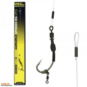 Готовая оснастка Carp Academy Spinner rig Fluorocarbon Curved Shank 25lb Size 6 1шт