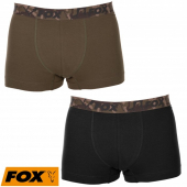 Трусы Fox Boxer Shorts Khaki / Black M 2шт