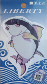 Наклейки MEIKOSHA LIBERTY FISHING STICKER S-124 KOROKORO MAGURO