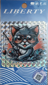 Наклейки MEIKOSHA LIBERTY FISHING STICKER SGP-32 TSURI IKU NYAN