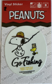 Наклейки PEANUTS SNOOPY FISHING #SNO-002
