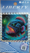 Наклейки MEIKOSHA LIBERTY FISHING STICKER SGP-20 MONSTER ANKO