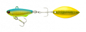 Воблер MADNESS BAKUREE SPIN 15G #11 SILVER POWDER GREEN CHART GOLD