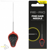 Игла без застежки Avid Carp Re-Rig Fine Hair Needle Red