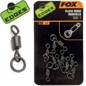 Вертлюг с кольцом Fox Edges Flexi Ring Swivel Size 7