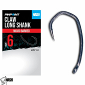 Крючки безбородые Nash Claw Long Shank Hooks Barbless Size 4