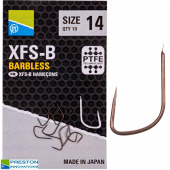 Крючки безбородые Preston XFS-Hooks Barbless Size 16