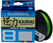 Шнур Shimano Kairiki 8 PE (Mantis Green) 150m 0.13mm 8.2kg 