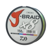 Шнур Daiwa J-Braid X8 0,18mm-150m MULTI COLOR (12755-018)