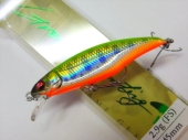 Воблер Megabass GREAT HUNTING 45 FLAT SIDE (F) col. LZ LIME BACK OB