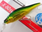 Воблер Megabass X-80SW LBO SHALLOW col. GG GOLDEN LIME OB