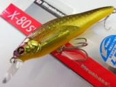 Воблер Megabass X-80SW LBO SHALLOW col. GG LENS CHAMPAGNE BAIT