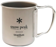 Кружка Snow Peak MG-042FHR Titanium Single Wall Cup 300ml 