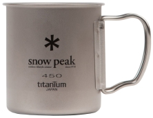 Кружка Snow Peak MG-043R Titanium Single Wall Cup 450ml 