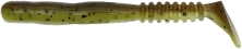 Силикон Reins Rockvibe Shad 3" B08 Green Pumpkin Chart Melon (12 шт/уп.)