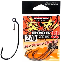 Крючок Decoy Worm22 #5/0 (3 шт/уп)
