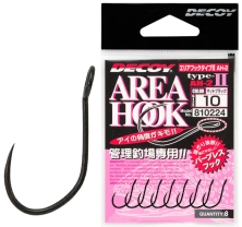 Крючок Decoy Area Hook II Mat Black 12, 8 шт/уп (арт.887715620174)