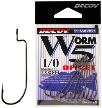 Крючок Decoy Worm5 Offset #2 (9 шт/уп)