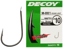 Крючок Decoy M-001 Round Light #10 (15 шт/уп)