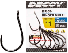 Гачок Decoy KR-30 Ringed Multi #9 (12 шт/уп) 