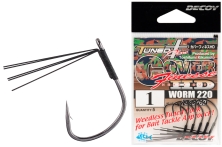 Крючок Decoy Worm220 Cover Finesse HD #2/0 (4 шт/уп)