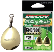 Пелюстка Decoy BL-8 Rolling Blade CR Gold #3 (2 шт/уп) 