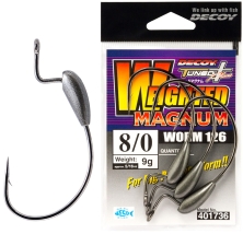 Гачок Decoy Worm126 Weighted Magnum #10/0-14.0g (2 шт/уп) 