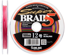 Шнур Sunline Super Braid 5 100m (12 connected) #15 75кг 