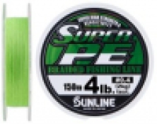 Шнур Sunline New Super PE 150м (салат.) #0.4/0.104 мм 4LB/2кг 