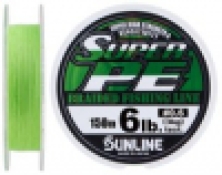 Шнур Sunline New Super PE 150м (салат.) #0.6/0.128 мм 6LB/3кг 