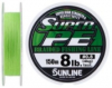 Шнур Sunline New Super PE 150м (салат.) #0.8/0.148 мм 8LB/4кг 