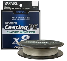 Плетеный шнур VARIVAS AVANI CASTING PE MAX POWER X8 SHORE MASTER 200М #1.2