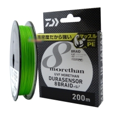 Шнур Daiwa UVF Morethan Dura Sensor X8+SI2 200m (Lime Green) #1.5/0.205mm 