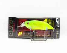 Воблер Megabass I x I Shad Type-R SF 57mm 7.0g Clear Lime Chart 