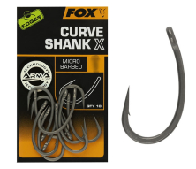 Крючки карповые Fox EDGES Curve Shank X Size 1 10шт